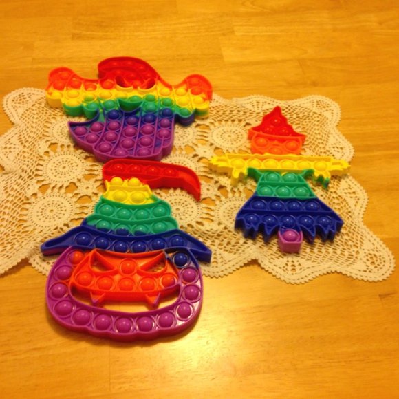 Sensory Input Popper Bubble Toys, Halloween - Picture 1 of 7